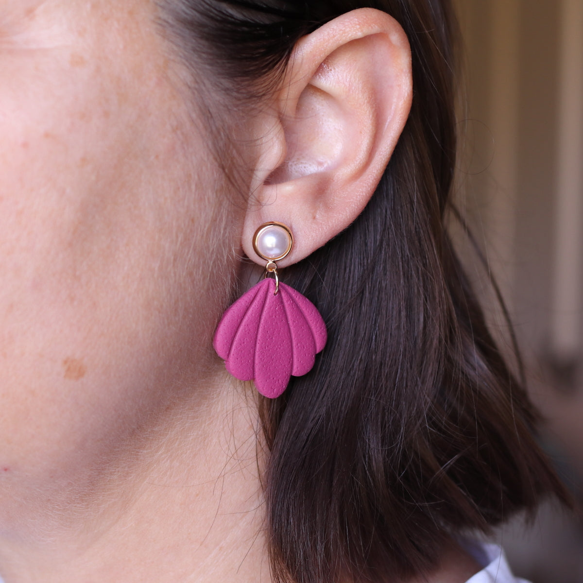 Orecchini Portofino Magenta