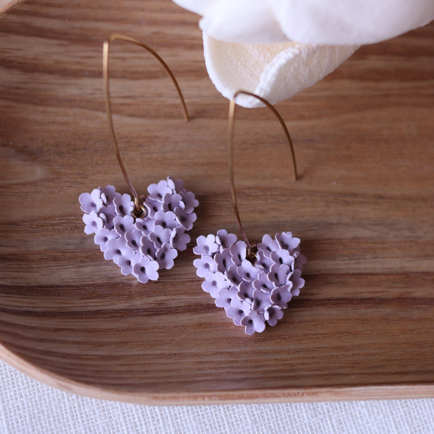 Cuore "Tappeto Fiorito" - Orchidea (Lilla)