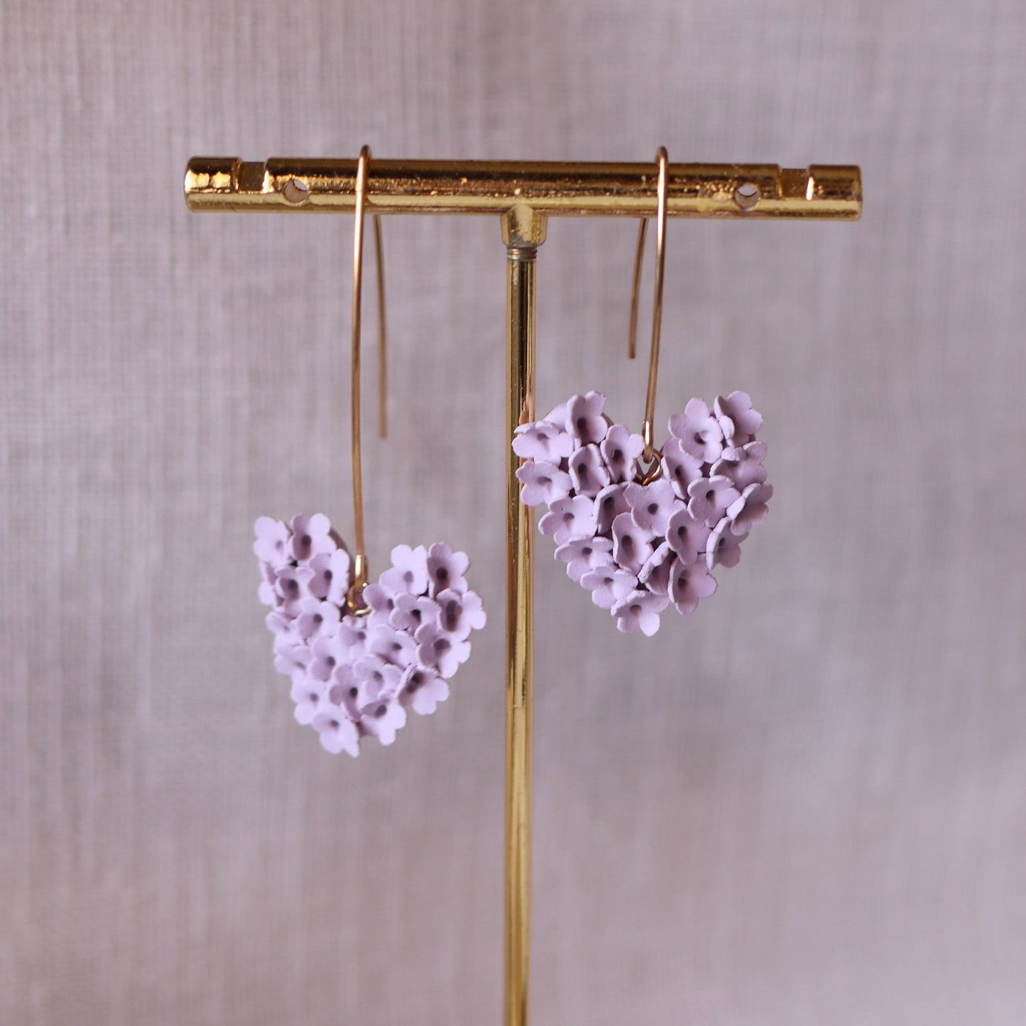 Cuore "Tappeto Fiorito" - Orchidea (Lilla)