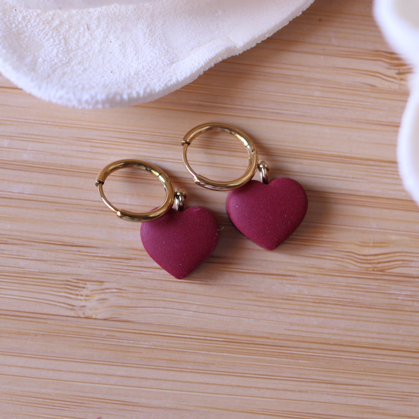 Orecchini ad anello con Cuoricino