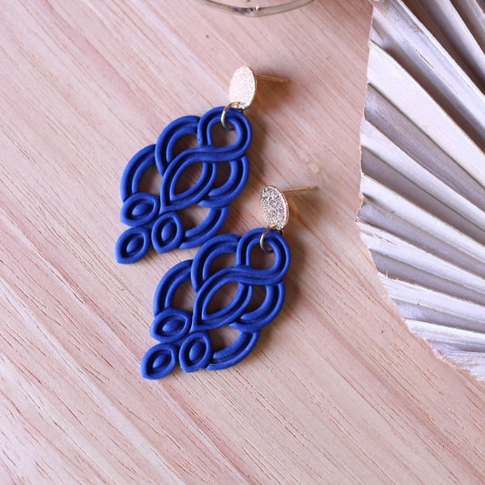 Orecchini Agadir Blu Zaffiro
