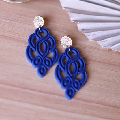 Orecchini Agadir Blu Zaffiro