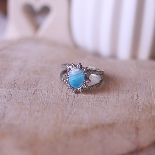 Anello Azzurro Sfumato
