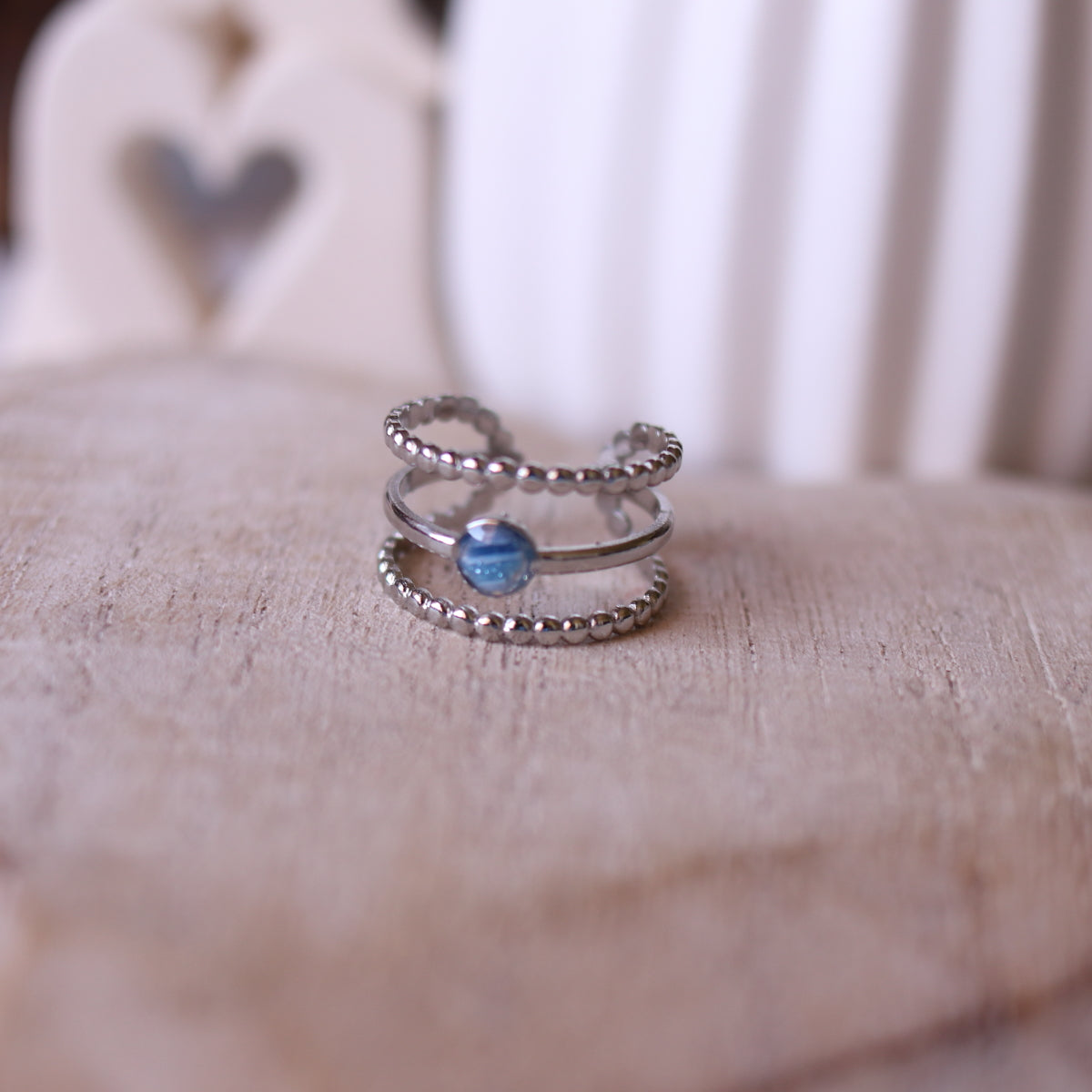 Anello Blu-Azzurro fascia