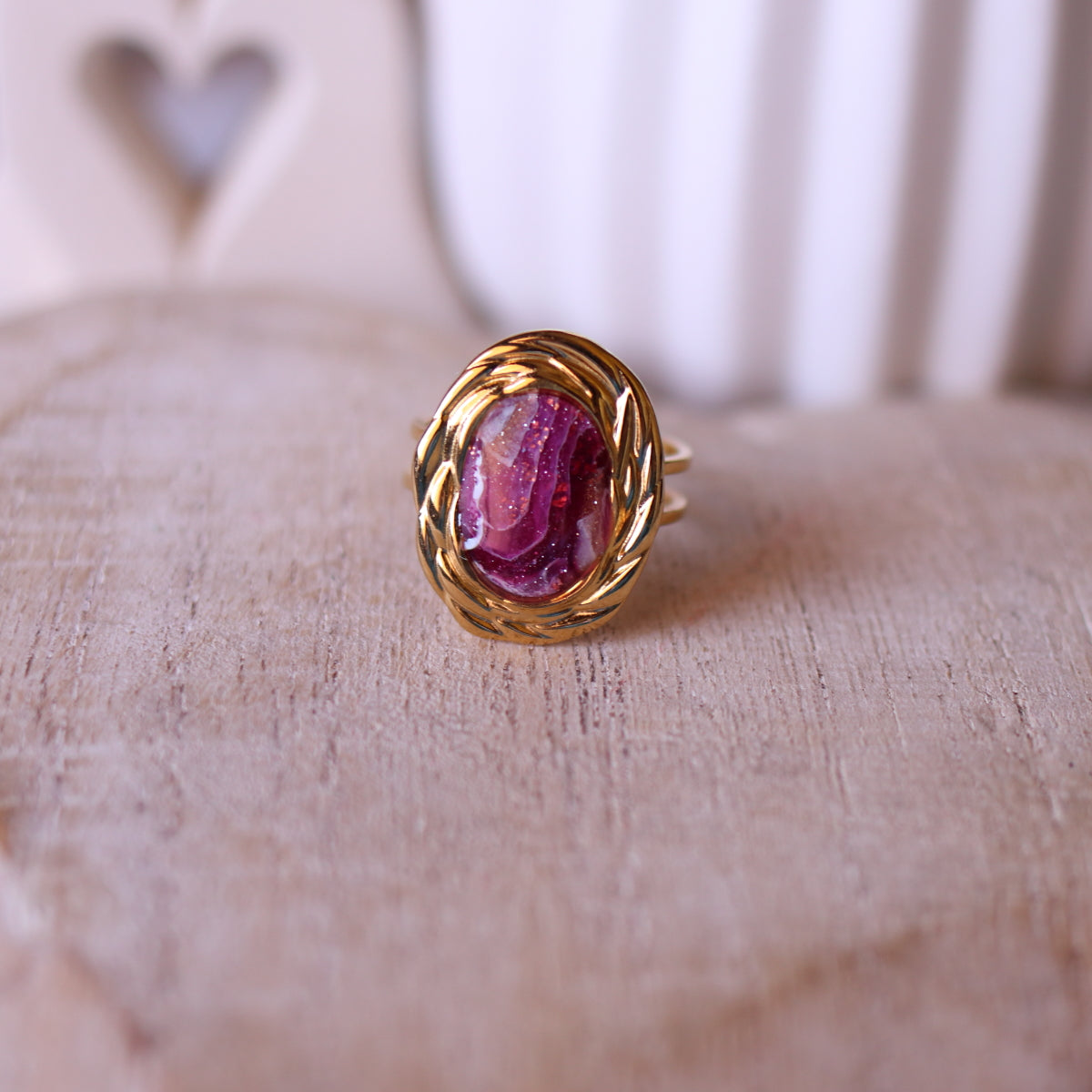 Anello Rosso Ovale