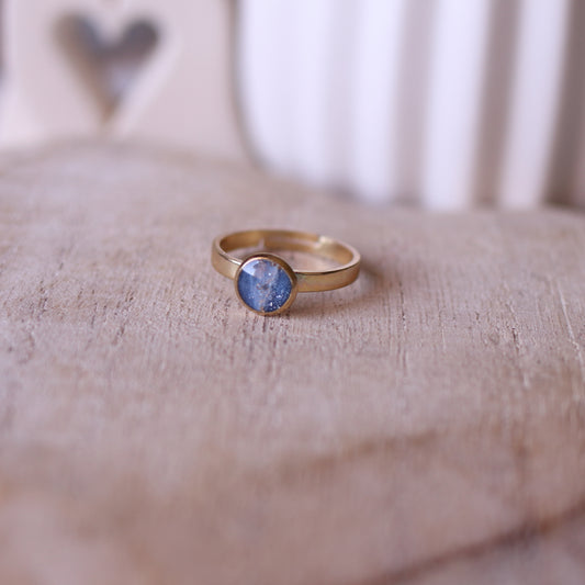 Anello Blu tondo piccolo