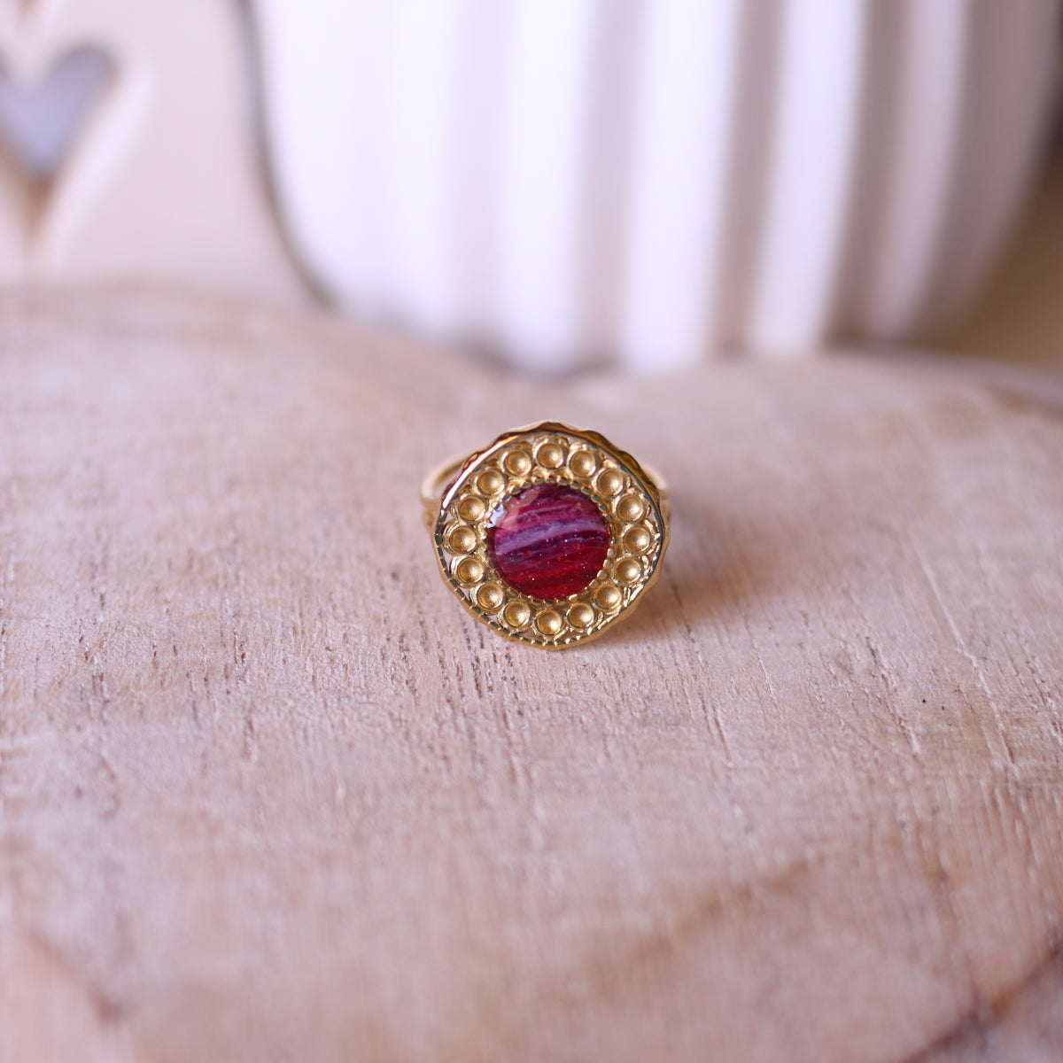 Anello Rosso tondo