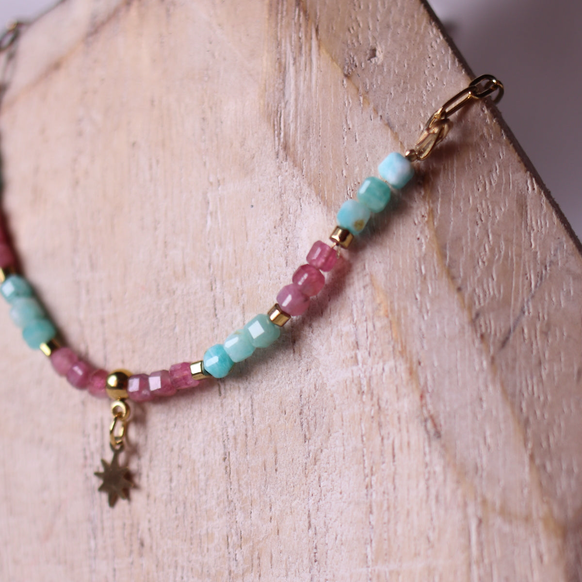 Collana Armonia Amazzonite e Tormalina