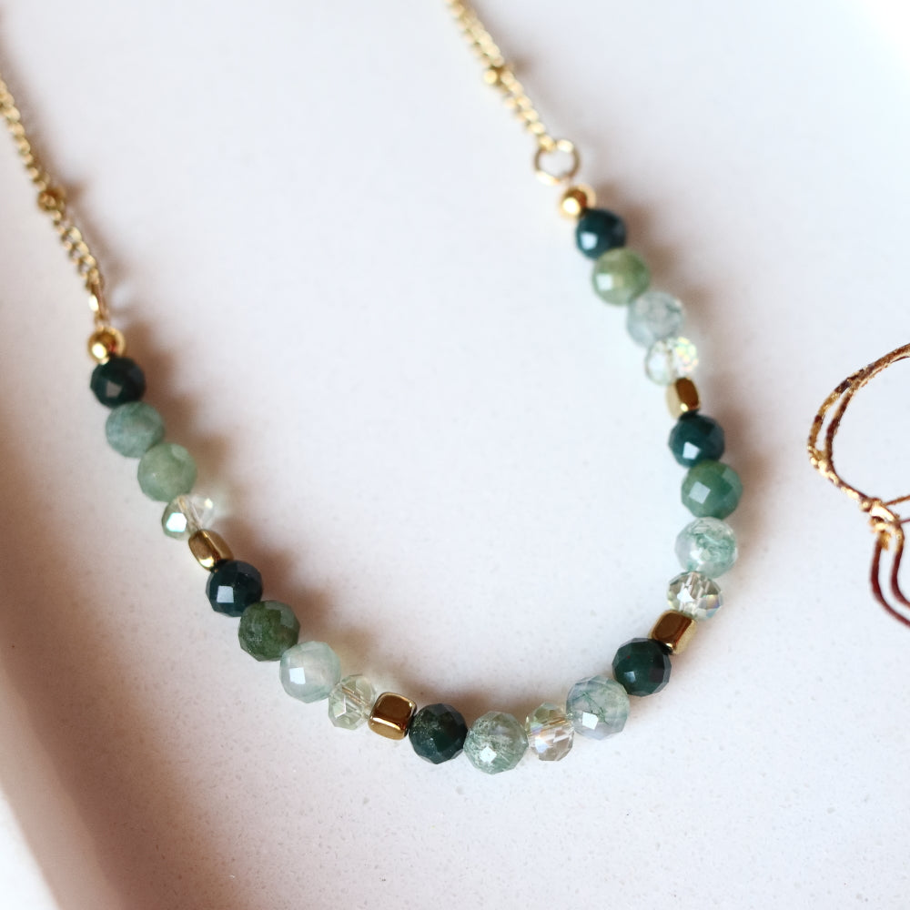 Collana Armonia Diaspro Verde