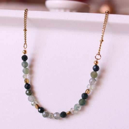 Collana Armonia Diaspro Verde