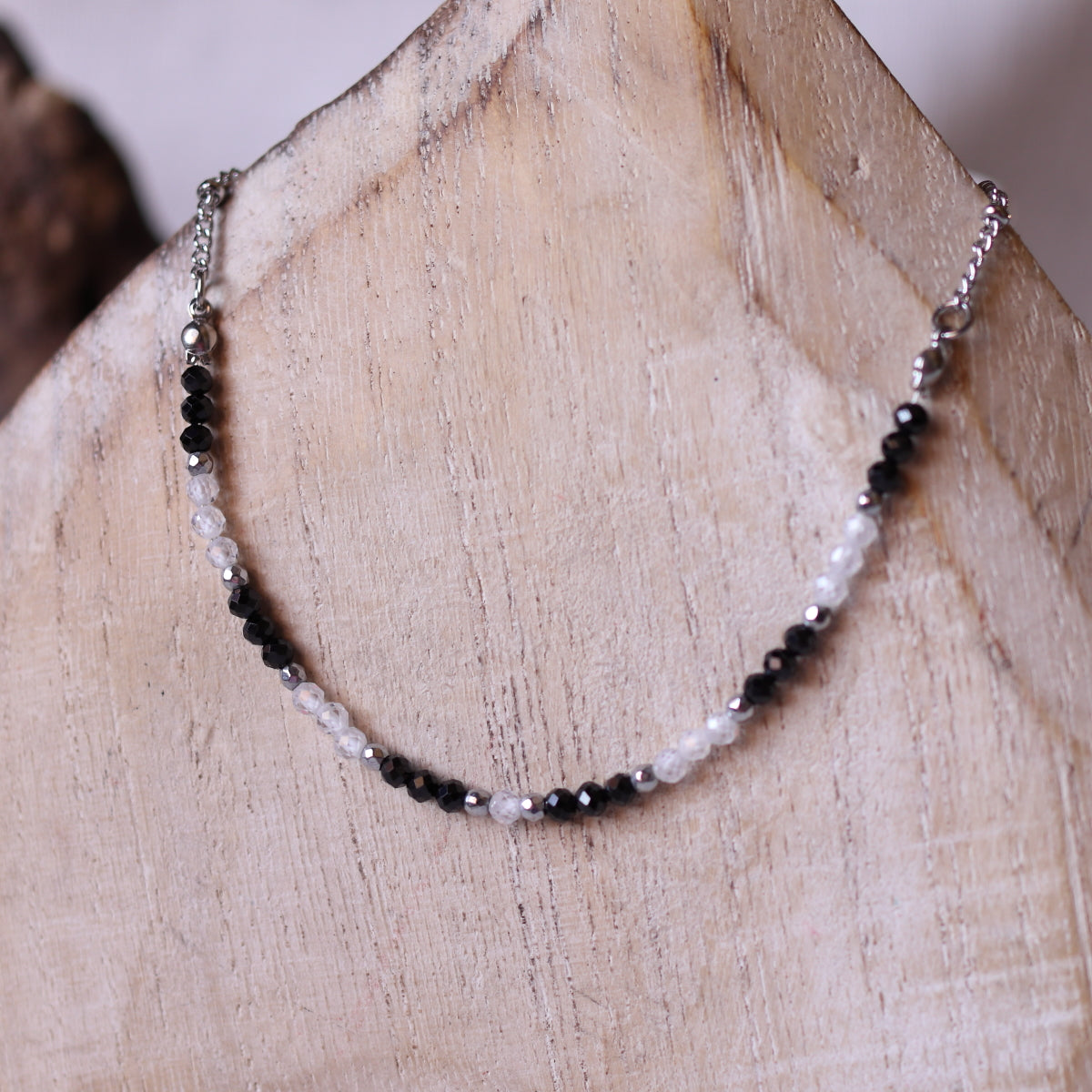 Collana Armonia Zirconi Bianco e Nero