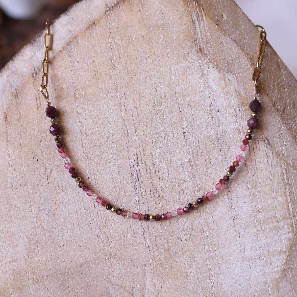 Collana Armonia Zirconi e Granato