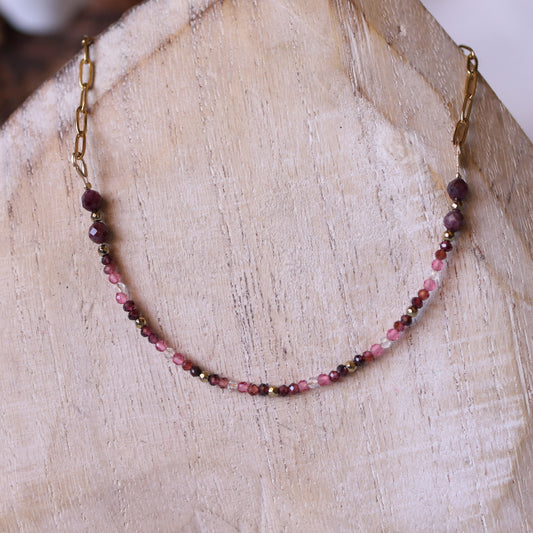 Collana Armonia Zirconi e Granato