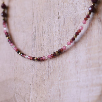 Collana Armonia Zirconi e Granato