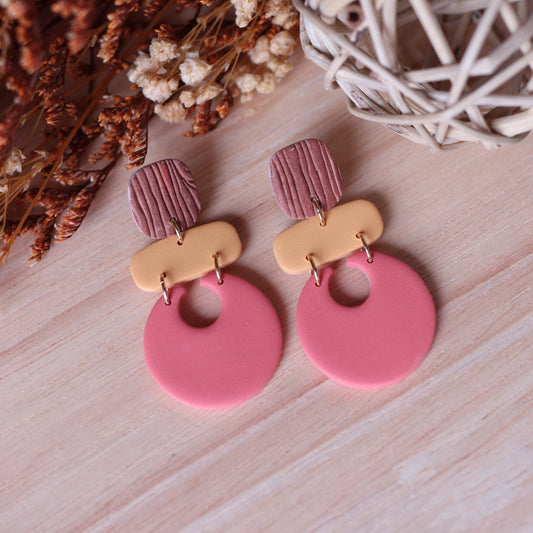 Orecchini Bali Giallo Corallo