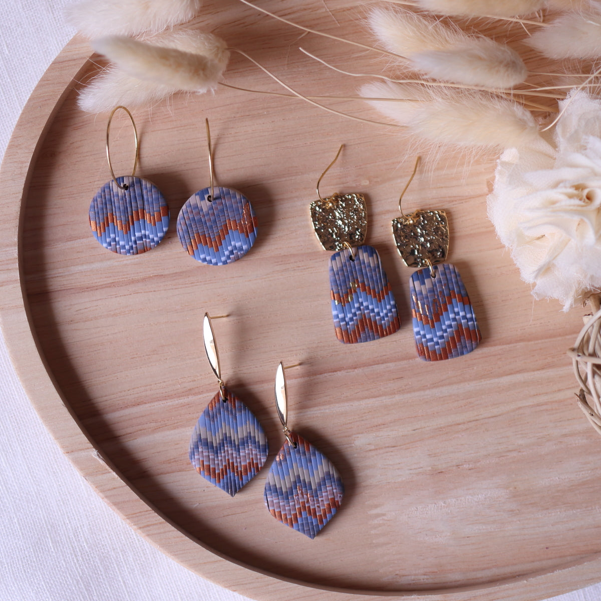 Orecchini Bargello Bronzo Trapezio