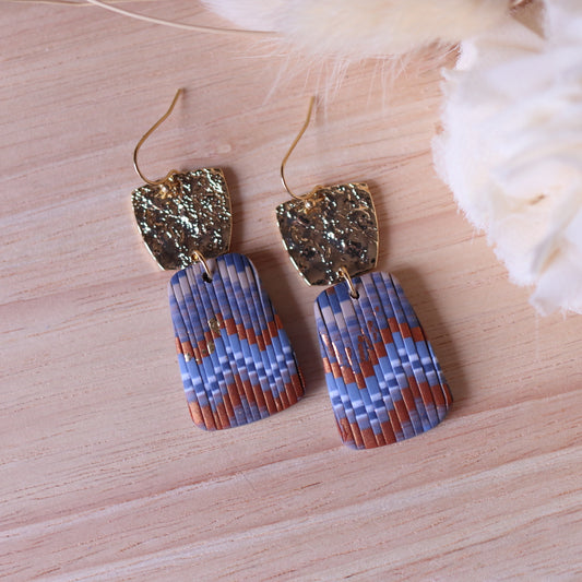 Orecchini Bargello Bronzo Trapezio