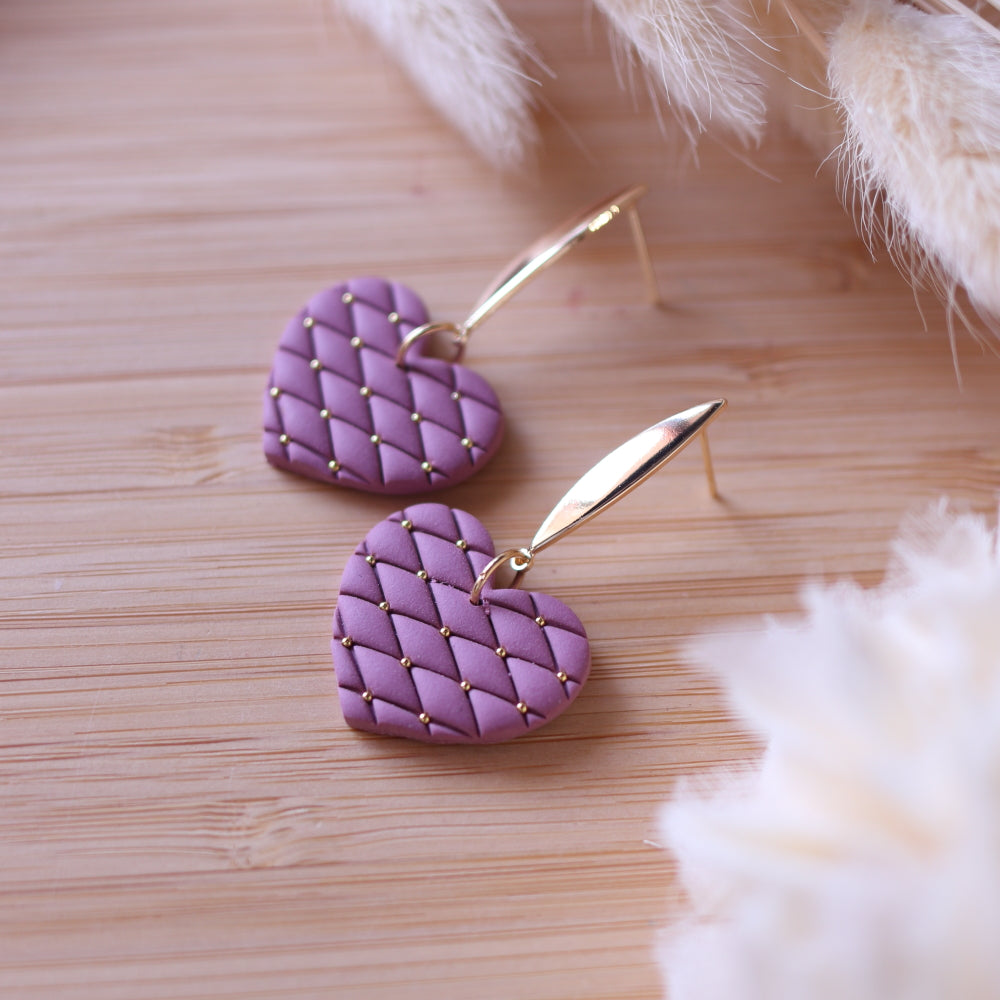 Orecchini Effetto Chanel Nostalgia (Rosa Antico)