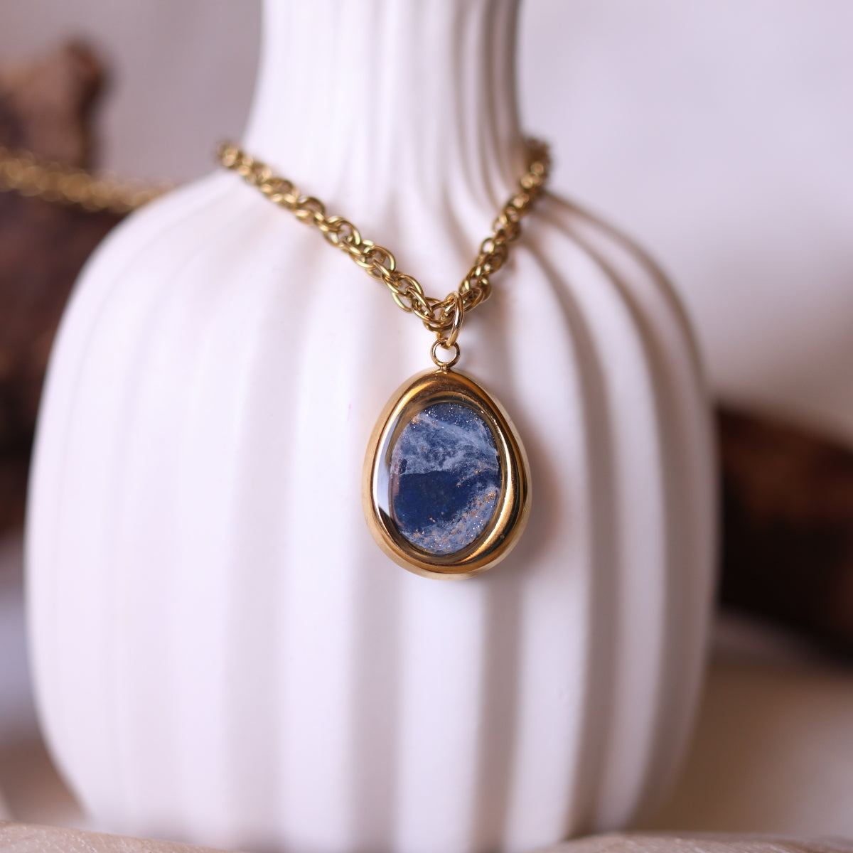 Collana Blu Goccia