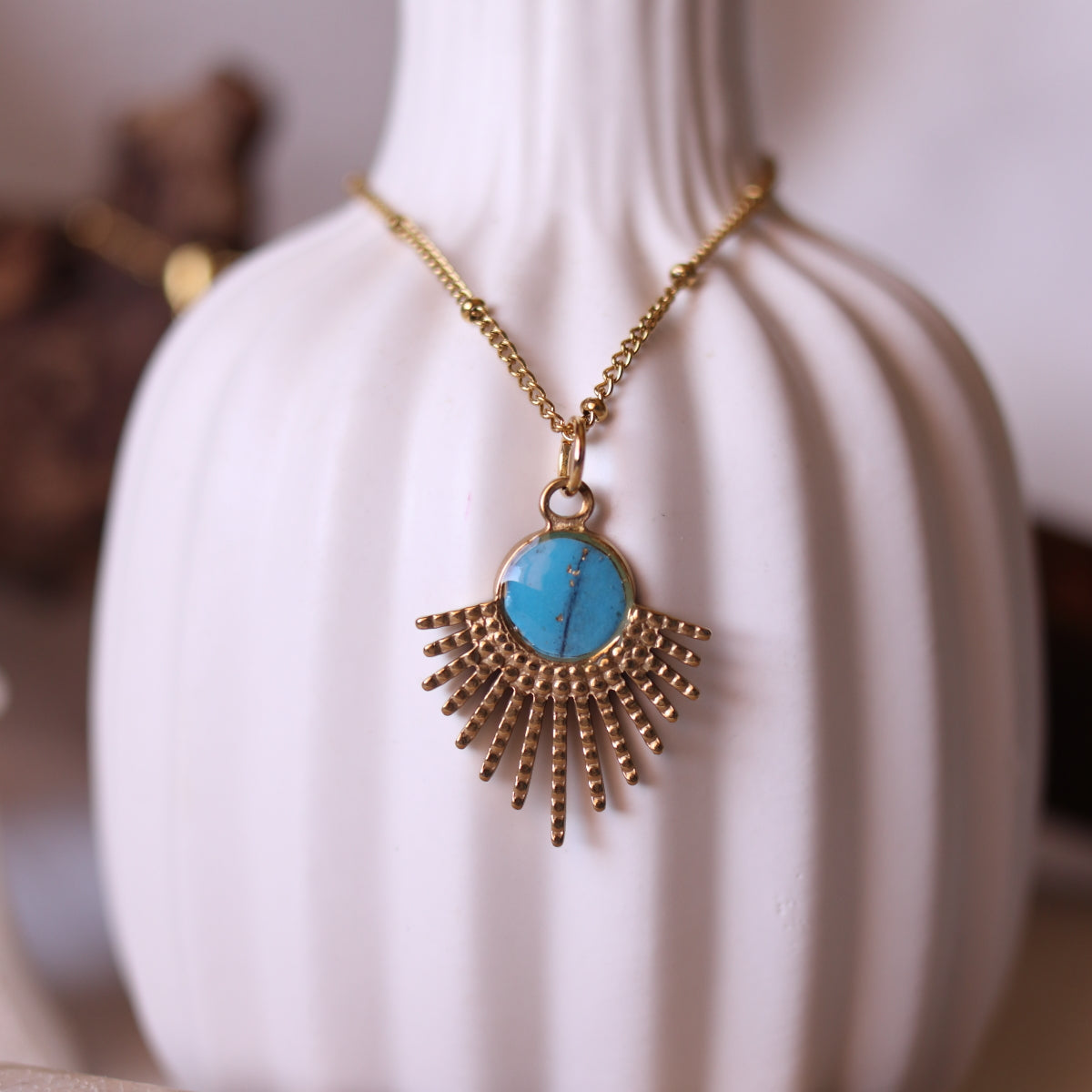 Collana Turchese Sole