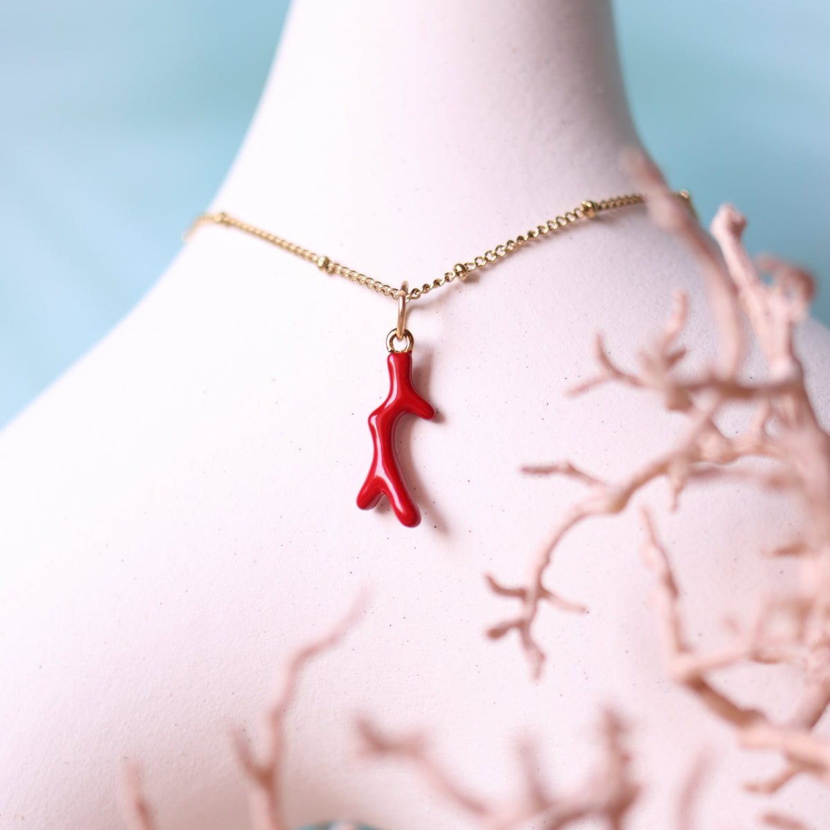 Collana con piccolo Corallo