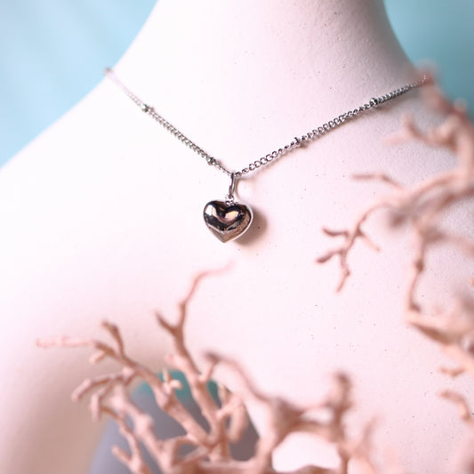 Collana con cuore color Argento