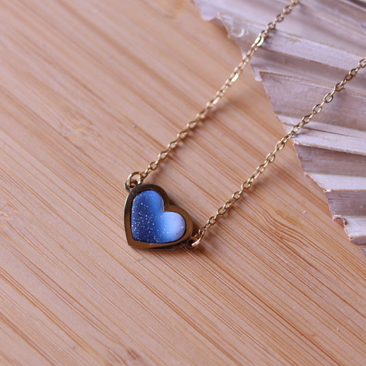 Collana Cuore Blu