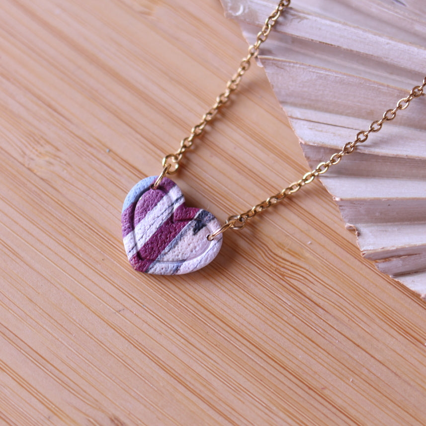 Collana Cuore Multicolor