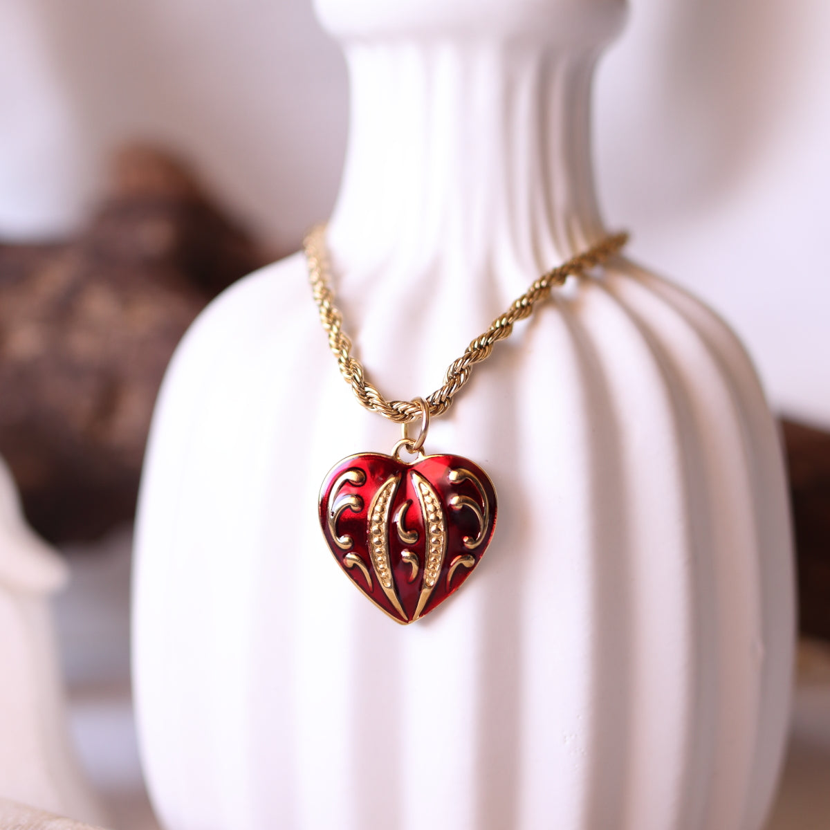 Collana Cuore Rosso