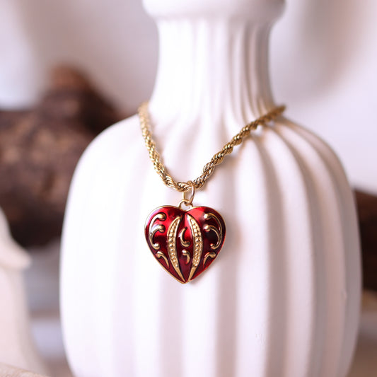 Collana Cuore Rosso