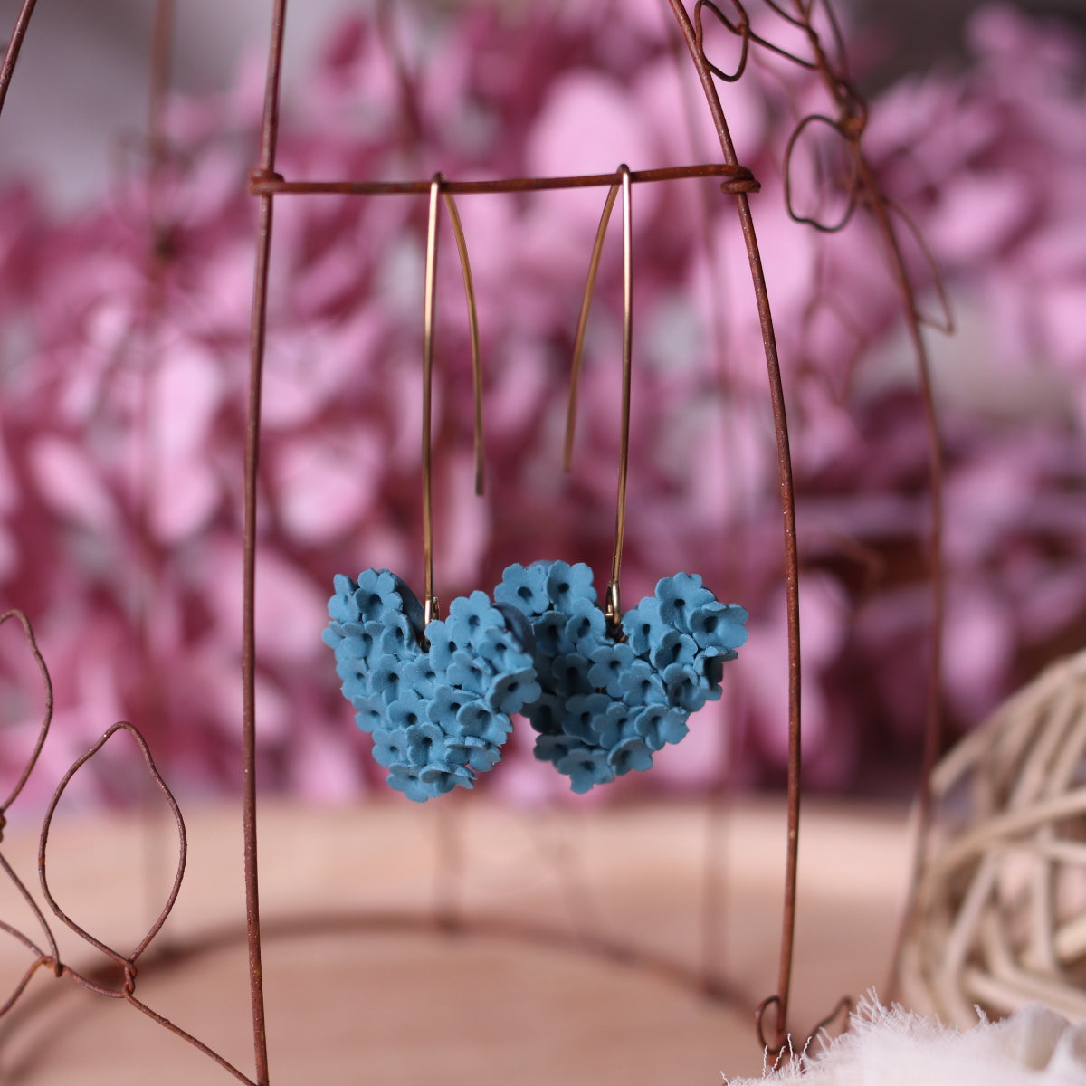Cuore Fiorito Turchese