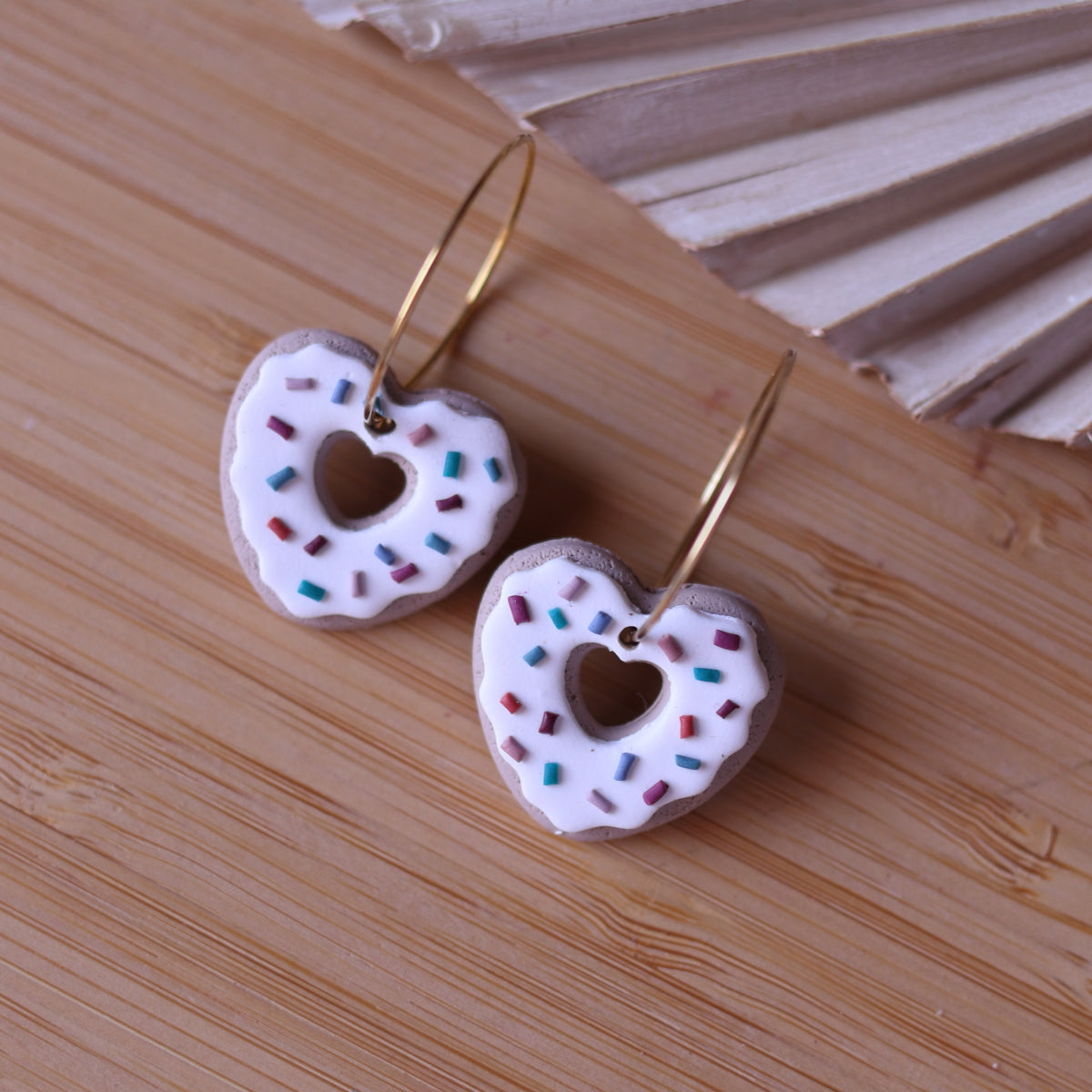 Orecchini Cuore Biscotto