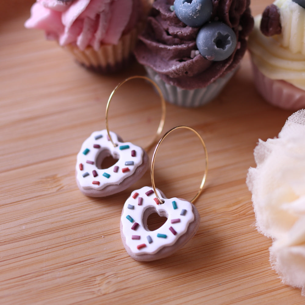 Orecchini Biscotto a Cuore