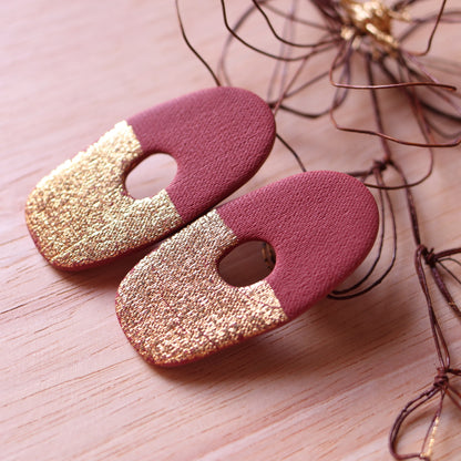 Orecchini Fusion Cannella