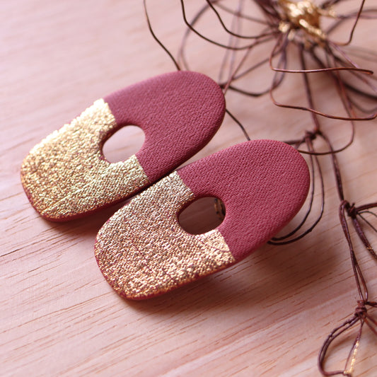 Orecchini Fusion Cannella