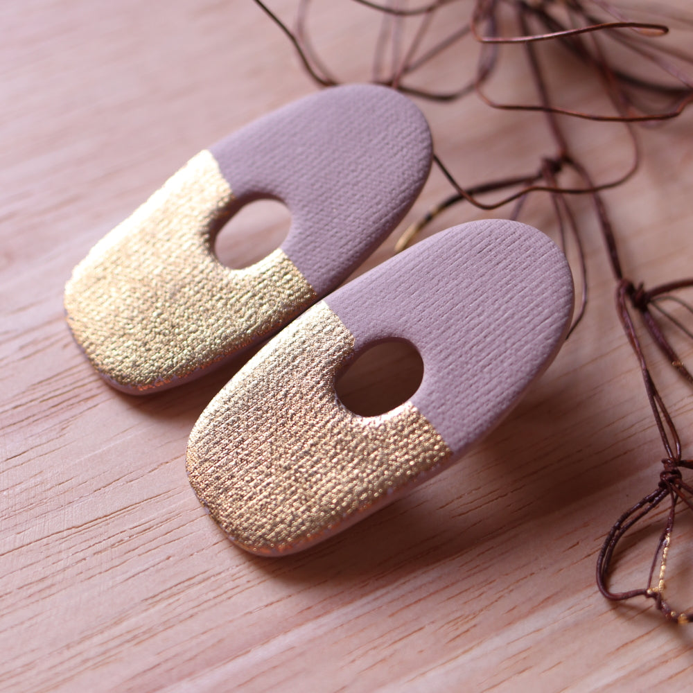 Orecchini Fusion Cappuccino (Beige)