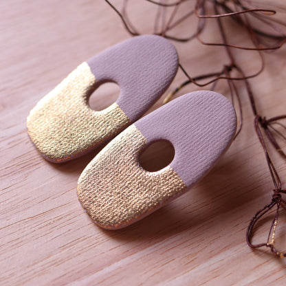 Orecchini Fusion Cappuccino (Beige)