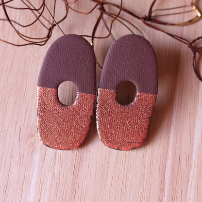 Orecchini Fusion Cioccolato