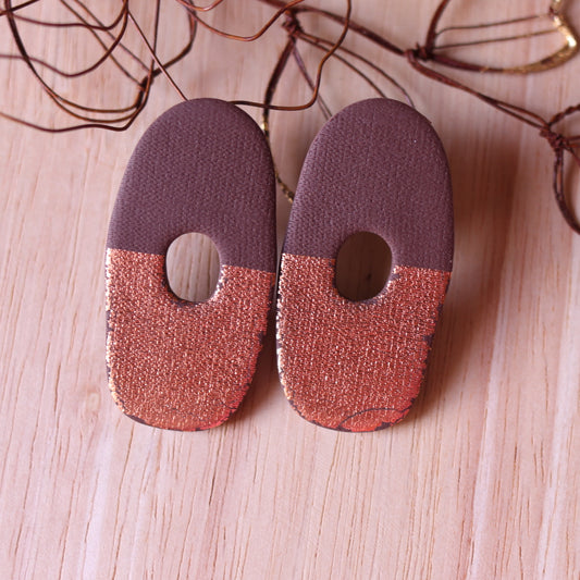 Orecchini Fusion Cioccolato