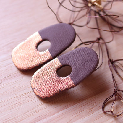 Orecchini Fusion Cioccolato