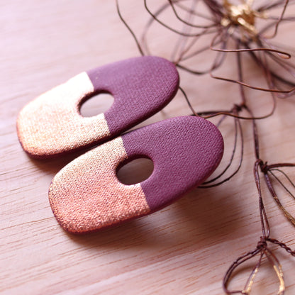 Orecchini Fusion Velluto (Borgogna)