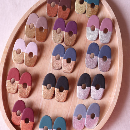 Orecchini Fusion Cappuccino (Beige)