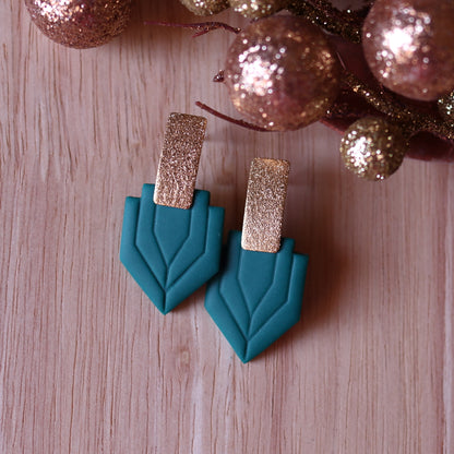 Orecchini Art Decò Gatsby Verde