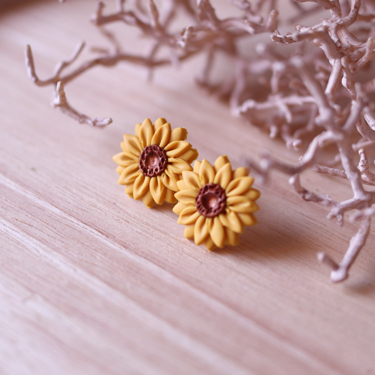 Orecchini Girasole lobo