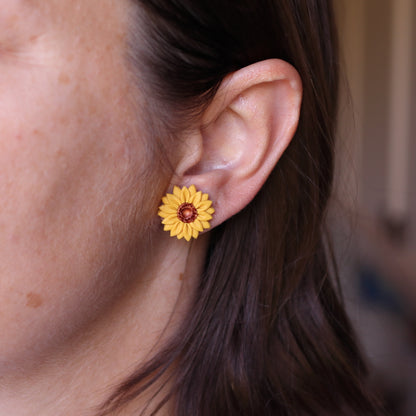Orecchini Girasole lobo
