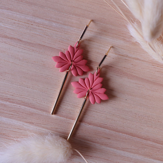Orecchini Hanami Corallo