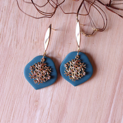 Orecchini Intreccio Bosco Incantato (Verde)