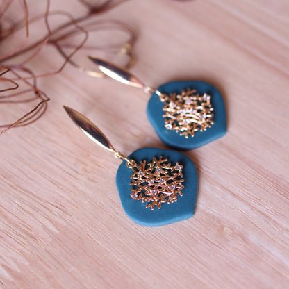 Orecchini Intreccio Bosco Incantato (Verde)