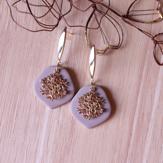 Orecchini Intreccio Cappuccino