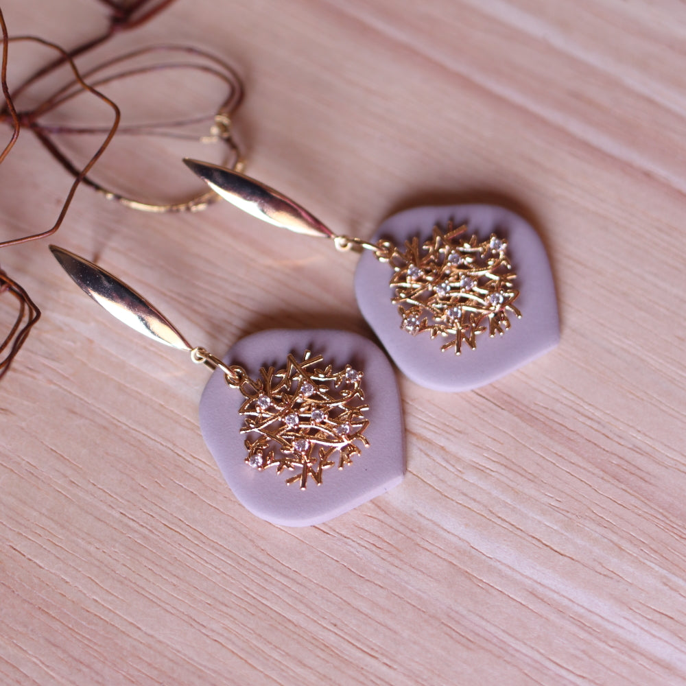 Orecchini Intreccio Cappuccino